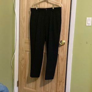 NWOT Haggar Cool 18 Mens black dress pants 34 x 29